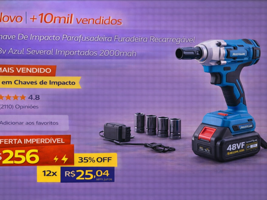 Chave de impacto 48V, promoção especial