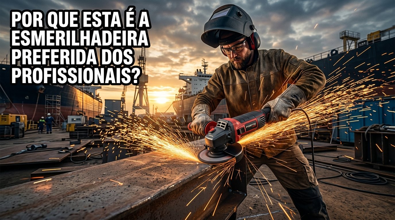 Por que esta é a Esmerilhadeira Preferida dos Profissionais? 4 Esmerilhadeira Preferida dos Profissionais