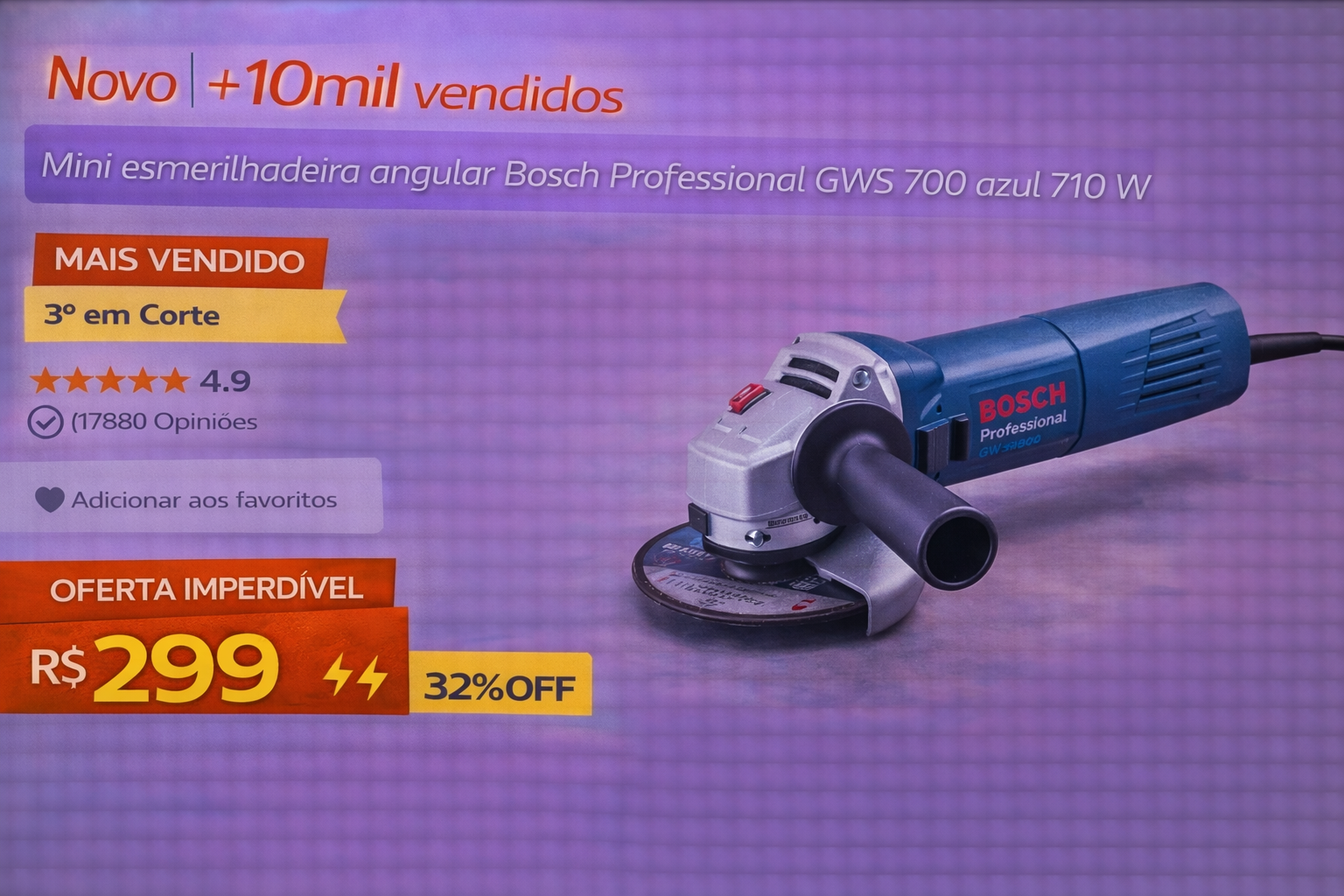 Por que esta é a Esmerilhadeira Preferida dos Profissionais?