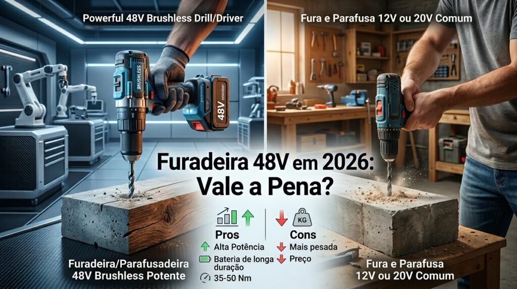 Furadeira Parafusadeira 48V
