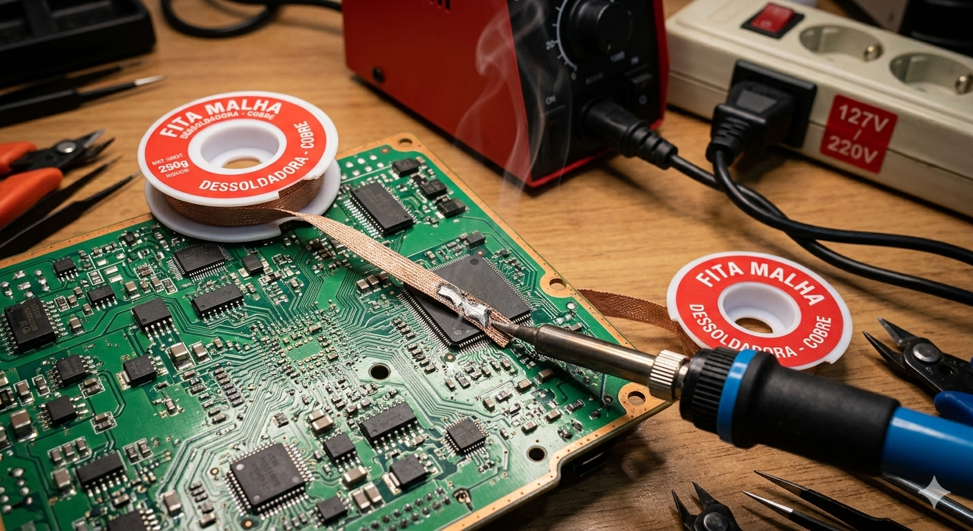 Fita Malha Dessoldadora Cobre: Esta é a Escolha de +5 Mil Profissionais