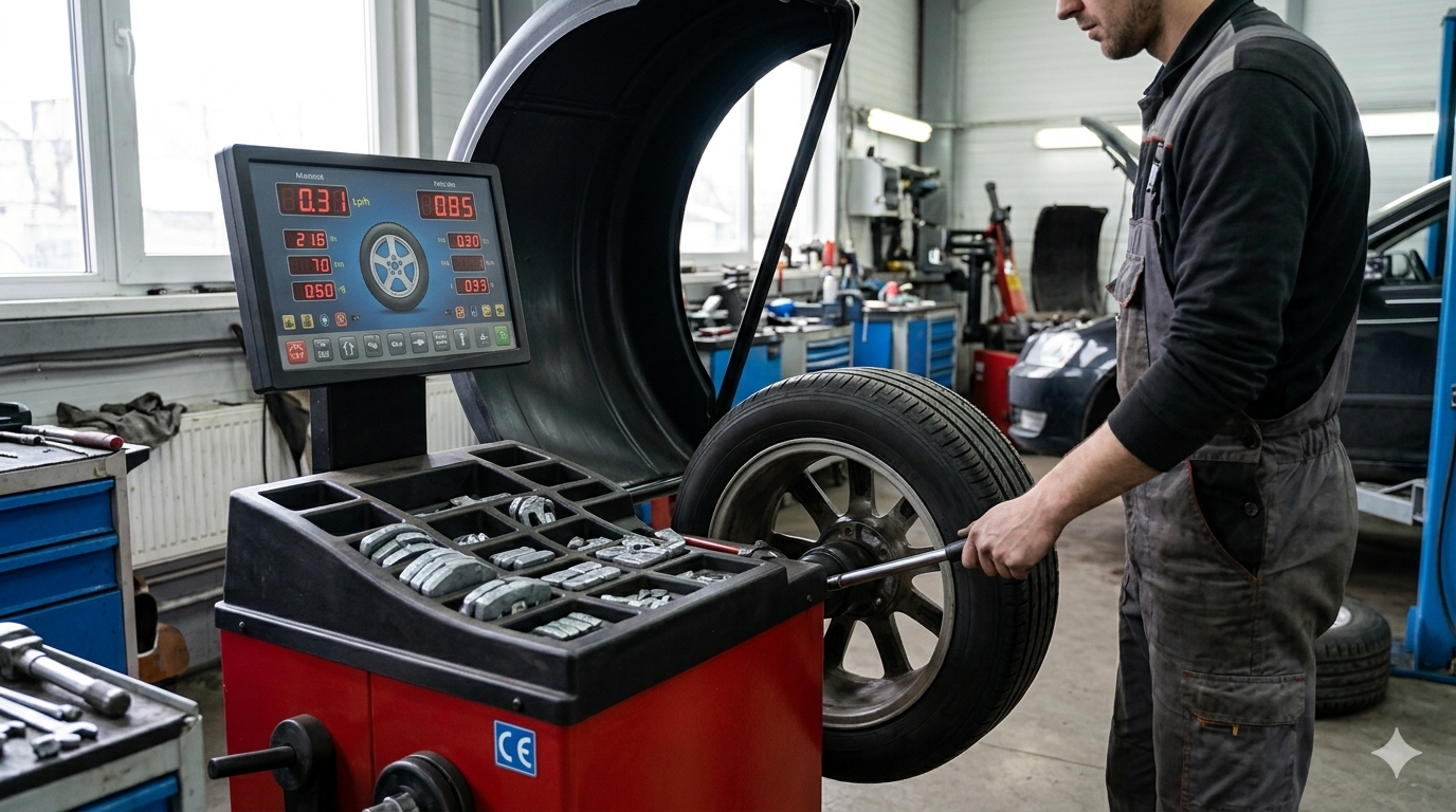 Conhecer um Equipamento que Une Precisão e Simplicidade na Sua Oficina ,Balanceadora de Rodas