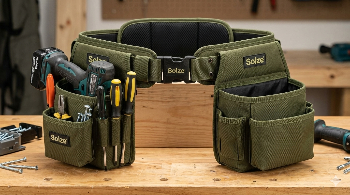 Descubra o Cinto Duplo Solze: Manter Suas Ferramentas Sempre à Mão