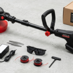 Roçadeira Aparador Grama A Bateria Recarregável 21v 750w Profissional Com Acessórios Tcg21c The Black Tools