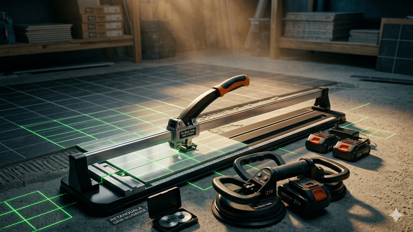 Kit Riscador de Piso Porcelanato 120cm com Guia Laser