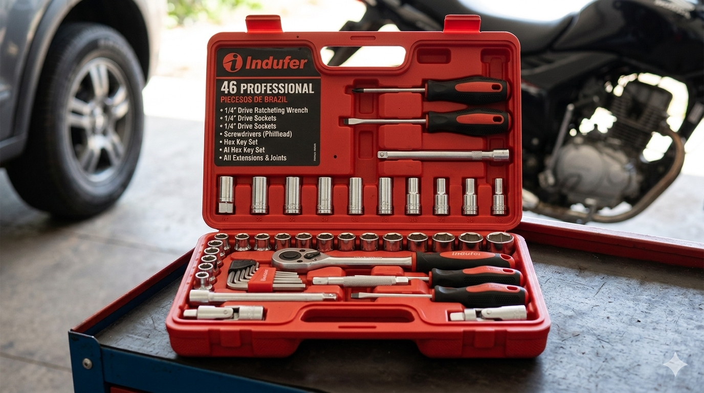 Kit Jogo de Chave Catraca Soquete 46 Peças Vale a Pena Comprar em 2026?