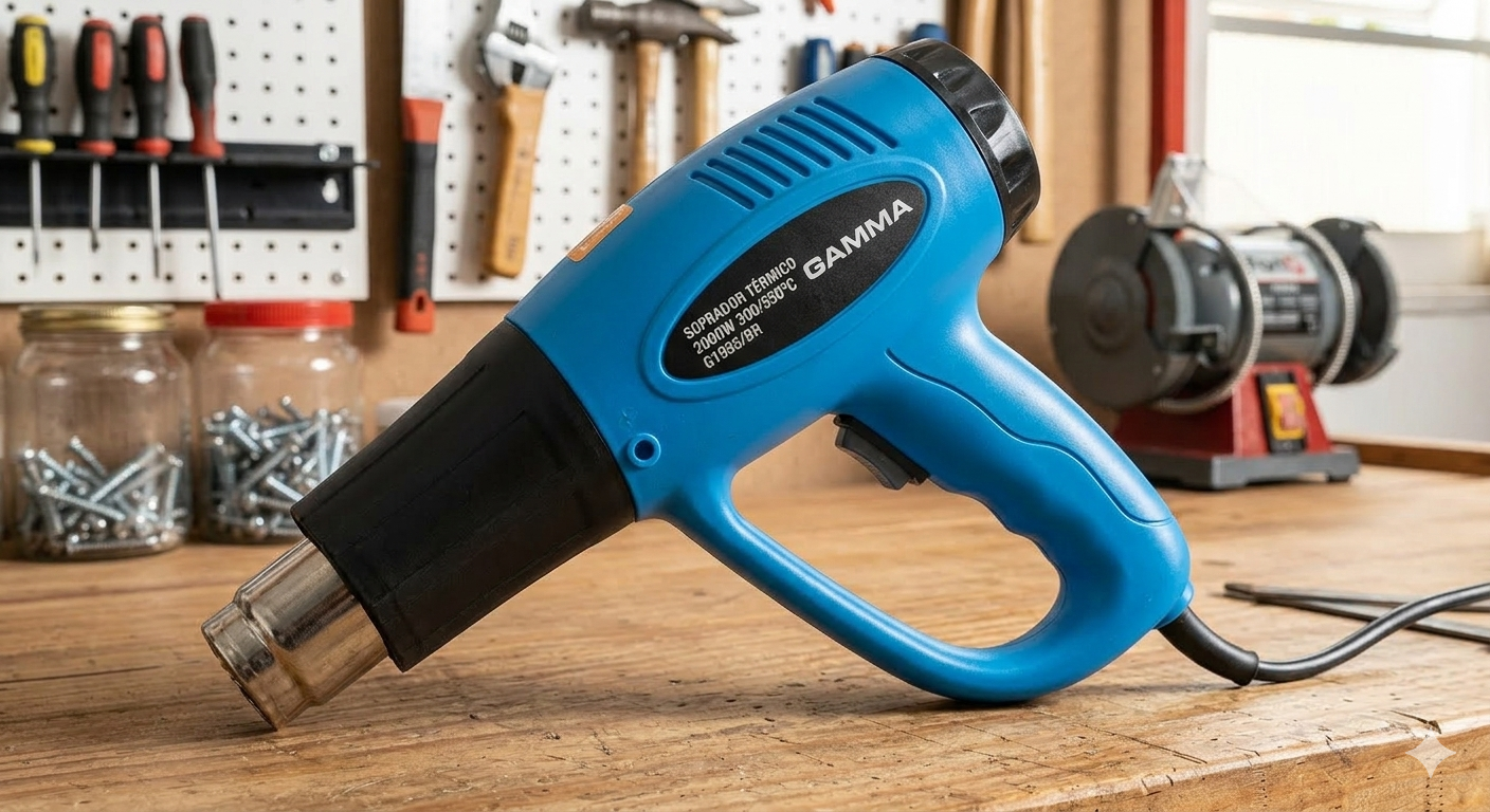 Soprador Térmico Gamma Convite para Descobrir o Equipamento que Transforma Qualquer Projeto em Casa ou Oficina