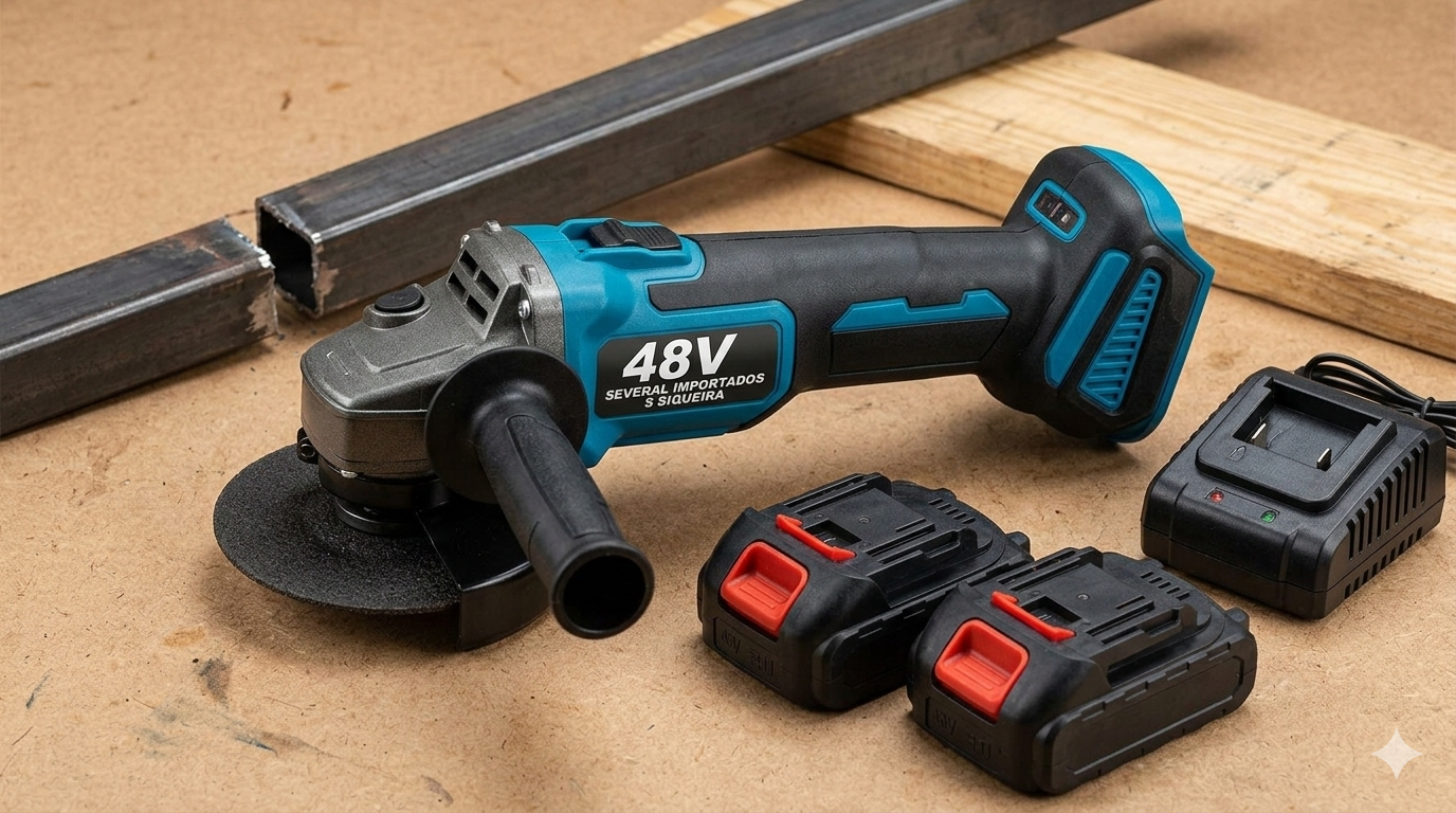 Esmerilhadeira Angular Sem Fio 48V da Several Importados
