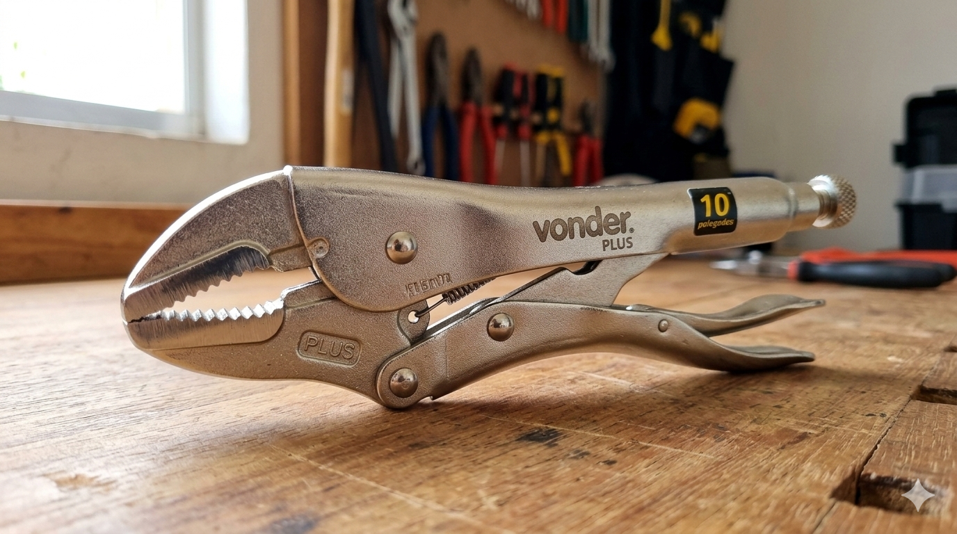 Review Completo: Alicate de Pressão 10″ Mordente Reto Plus Vonder (R$ 99,97)
