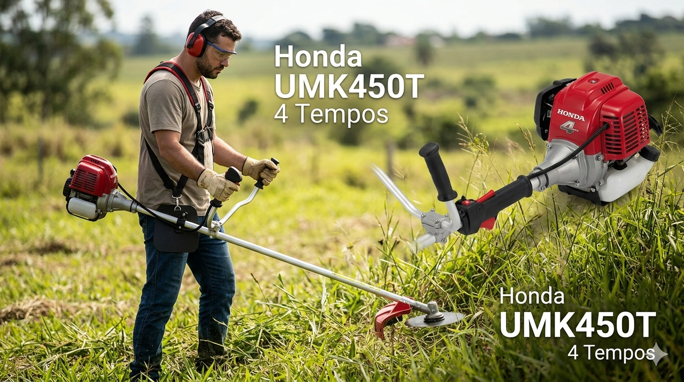 Roçadeira Honda UMK450T 4 Tempos – Vale a Pena Investir em 2026?
