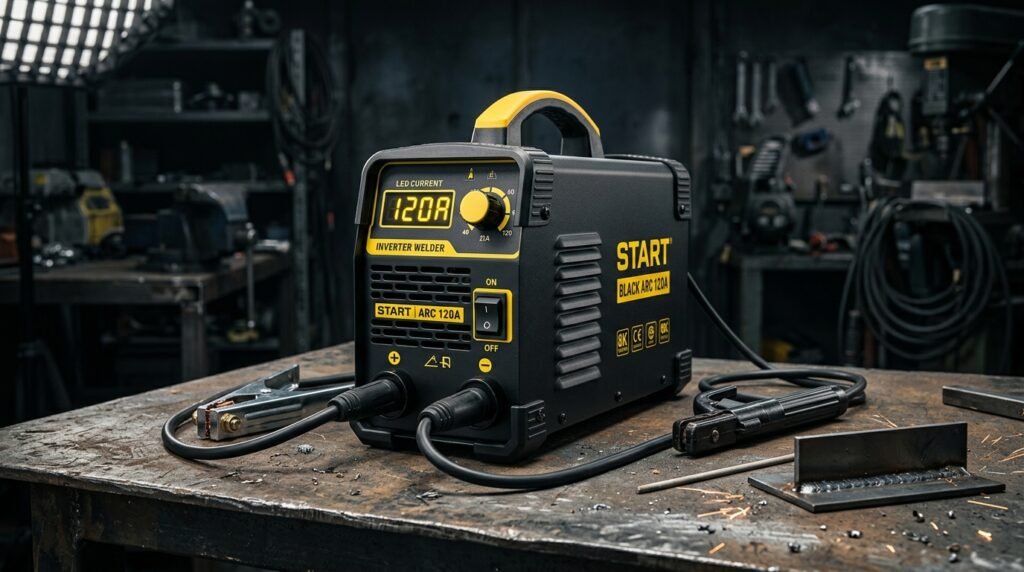 Máquina de Solda Inversora Portátil Start Black Arc 120A