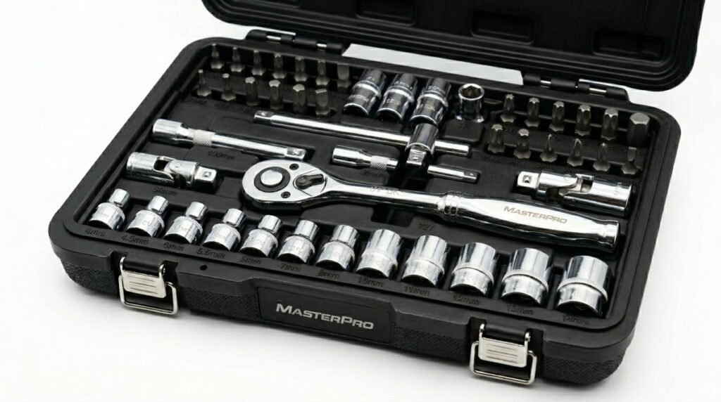 Kit Jogo de Chave Catraca Soquete 46 Peças presta? 3 Kit Jogo de Chave Catraca Soquete 46 Peças