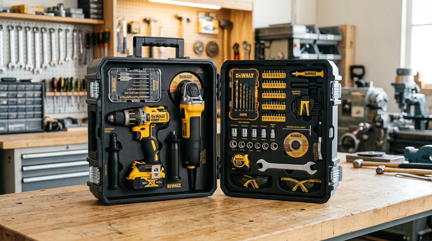 Kit Furadeira Parafusadeira + Esmerilhadeira Lixadeira Maleta
