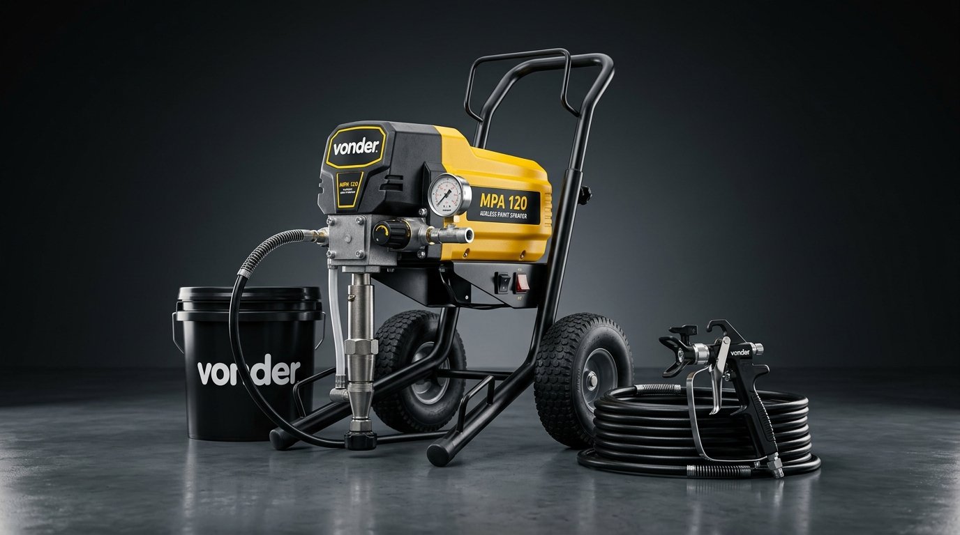 Máquina De Pintura Airless Mpa 120 Vonder + Kit Pistola