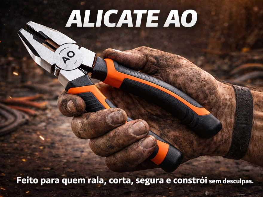 O Alicate corta, segura e constrói sem desculpas 5 Alicate AO resistencia e precisao