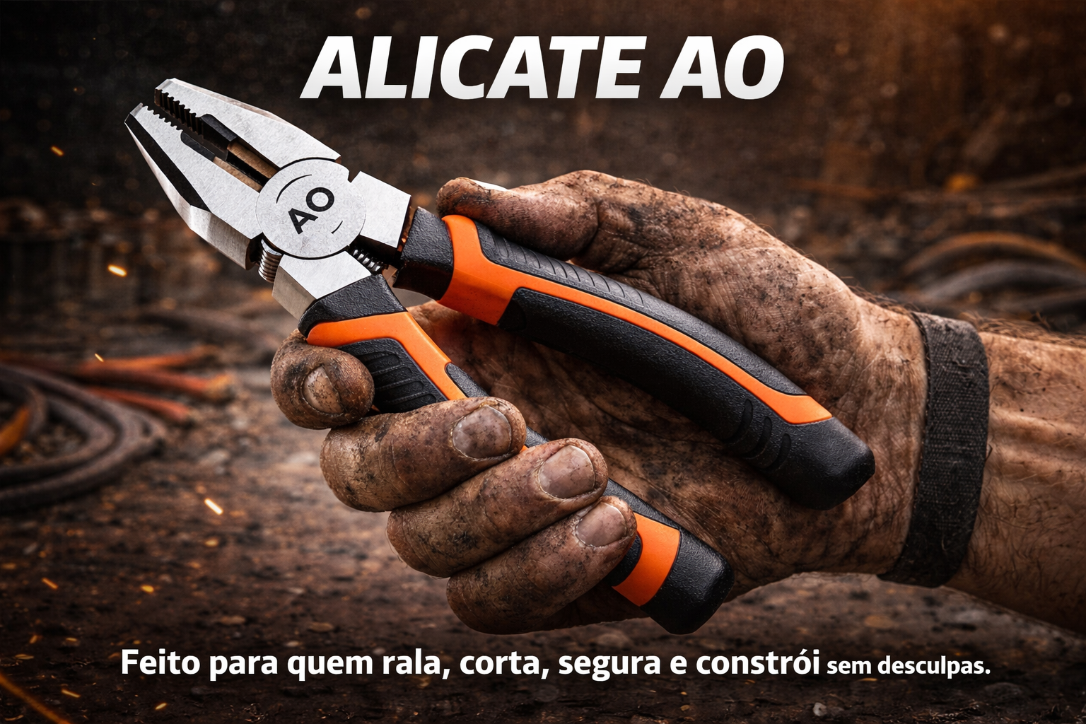 O Alicate corta, segura e constrói sem desculpas