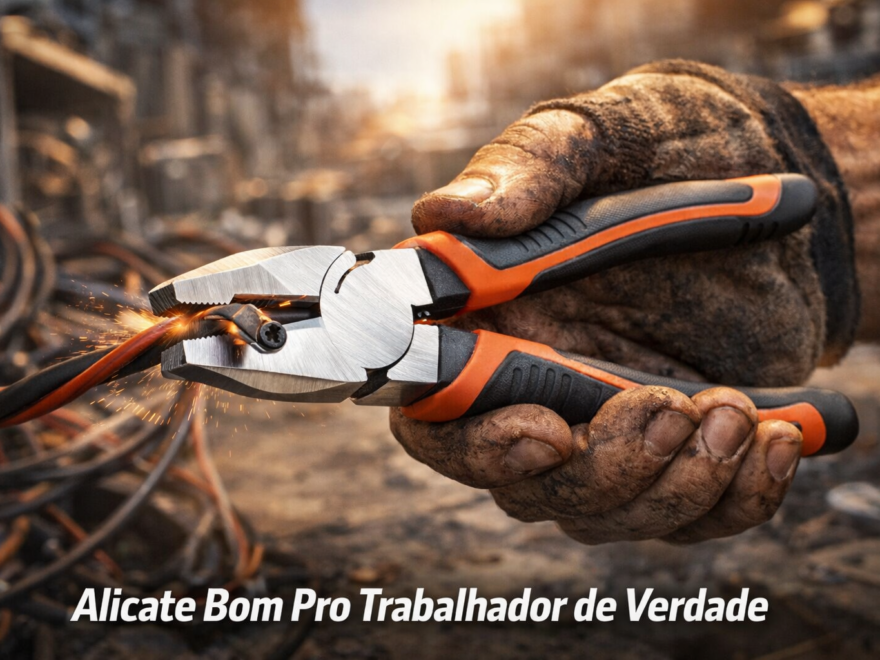 Alicate Bom Pro Trabalhador de Verdade – Corte preciso