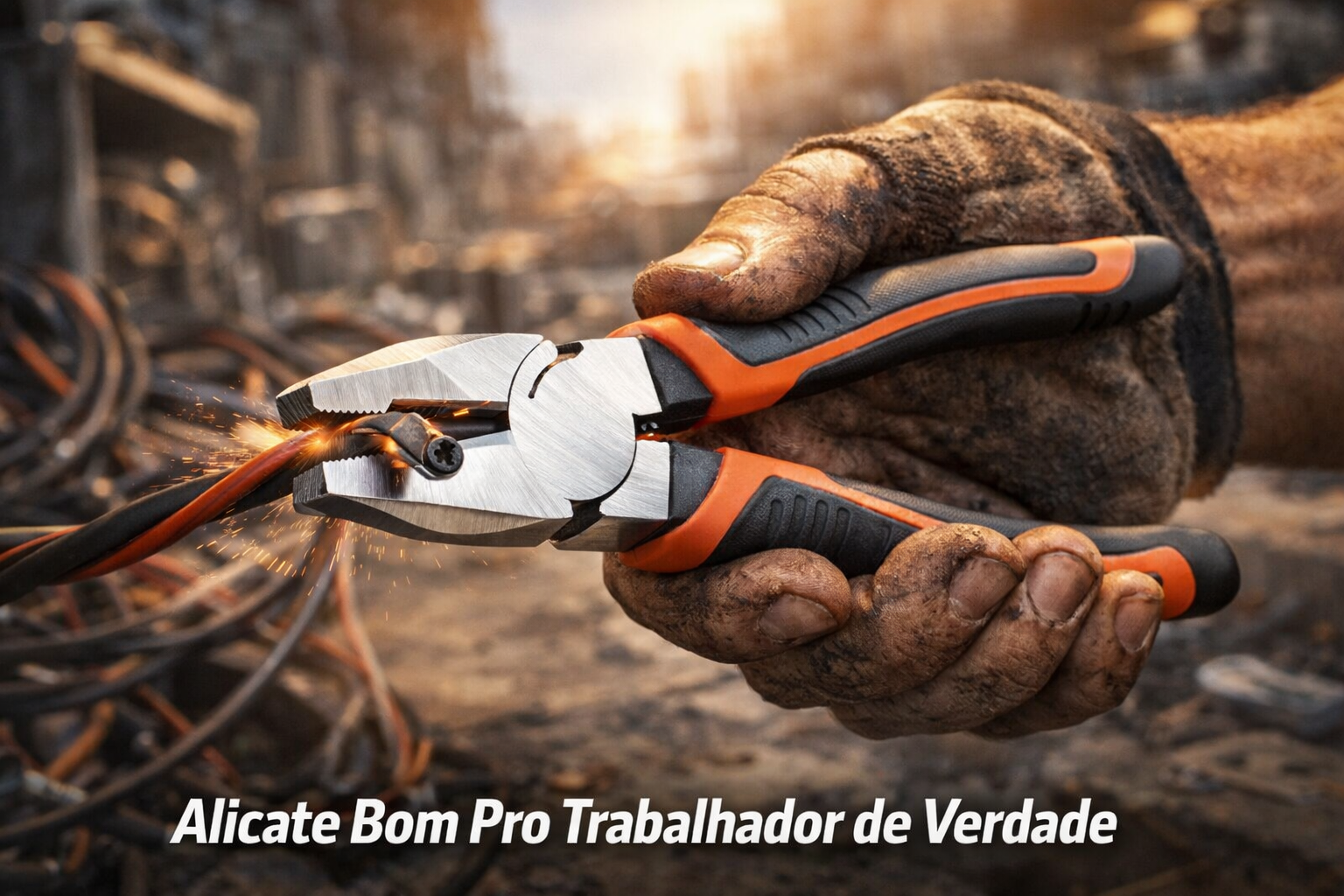 Alicate Bom Pro Trabalhador de Verdade – Corte preciso