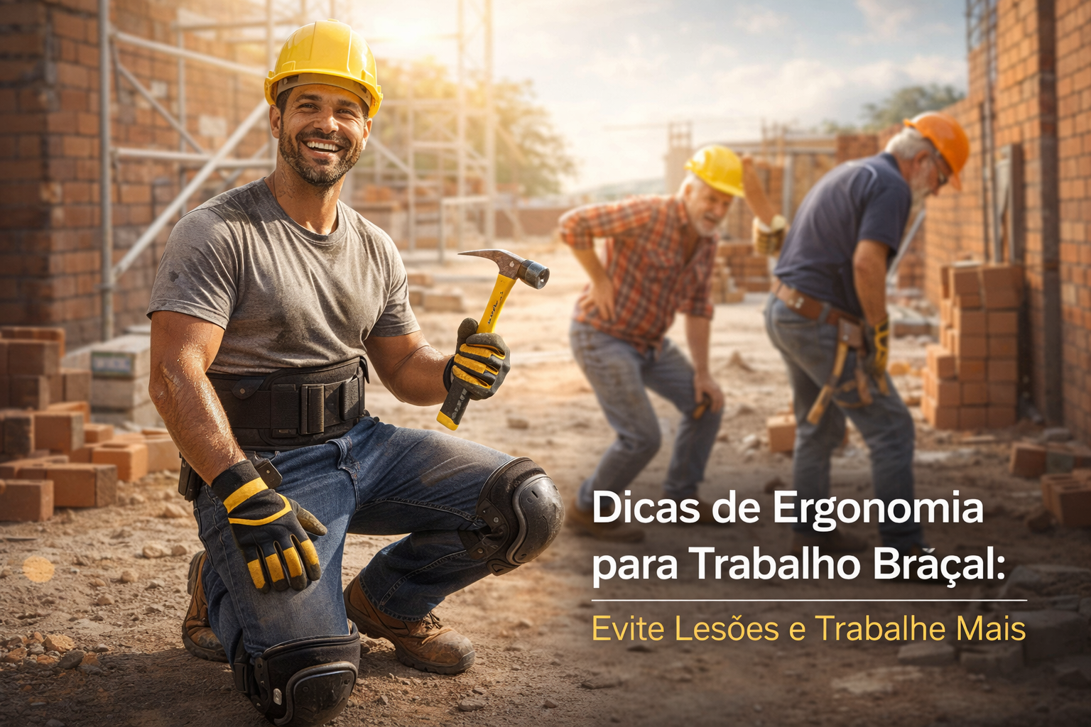 Dicas pra Trabalho Braçal: Evite Lesões no Trabalho 1 Ergonomia no trabalho bracal
