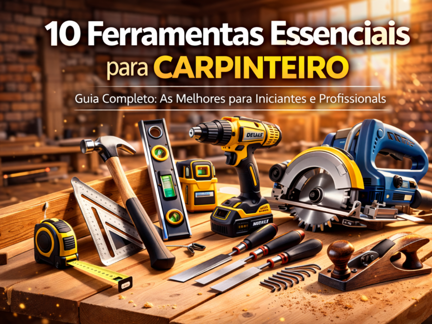 10 Ferramentas Essenciais pra Carpinteiro