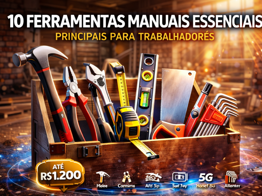 10 Ferramentas Essenciais que Todo Trabalhador