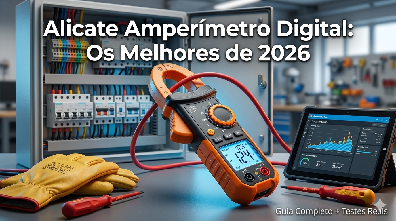 Alicate Amperímetro Digital: Testamos os Melhores 2026