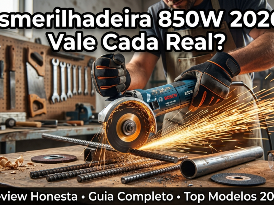 Review Honesta da Esmerilhadeira 850W 2026: Vale Cada Real?