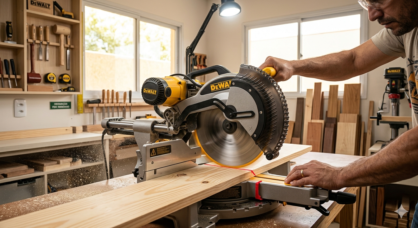 Review da Serra de Esquadria: Corte em Ângulo Perfeito