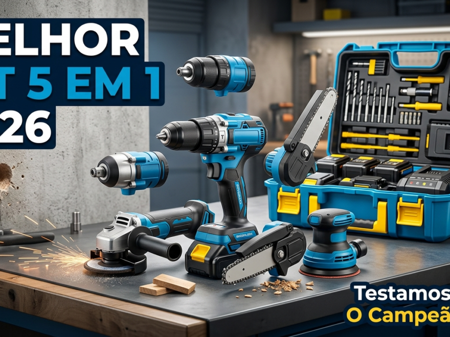 Melhor Kit de Ferramentas 5 em 1 2026: Testamos Tudo