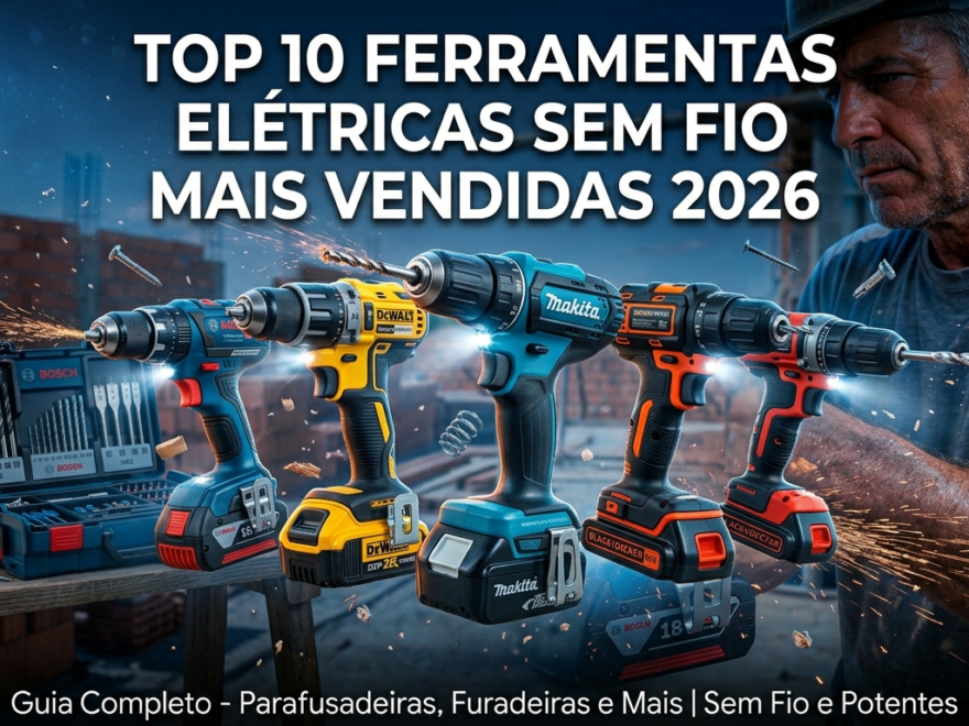 Top 10 Ferramentas Elétricas Sem Fio Mais Vendidas em 2026 5 Top 10 Ferramentas Elétricas Sem Fio Mais Vendidas em 2026