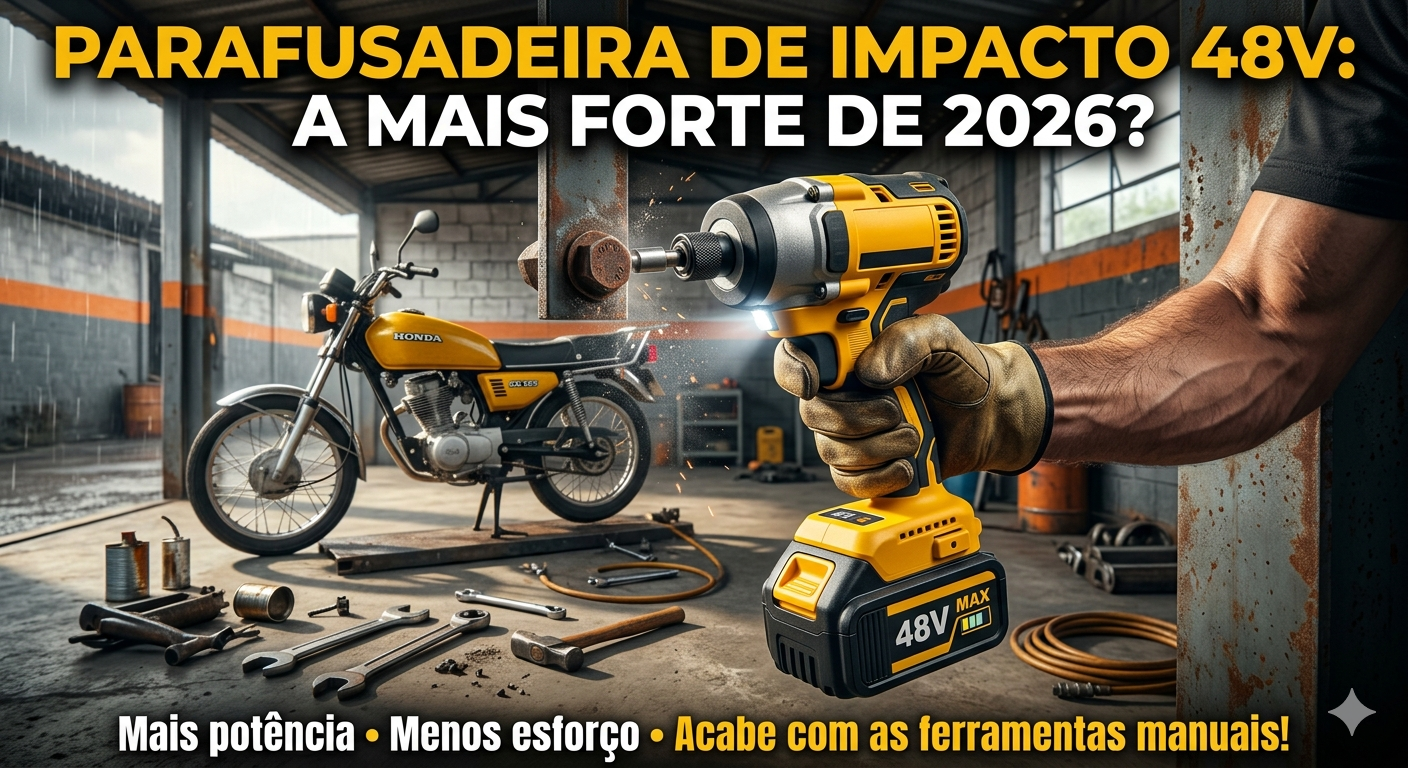 Review da Parafusadeira de Impacto 48V: A Mais Forte?