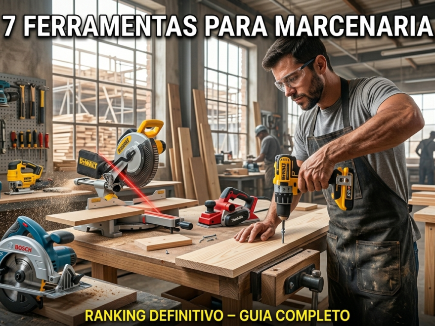 Top 7 Ferramentas para Marcenaria 2026 – Testamos Tudo 5 Top 7 Ferramentas para Marcenaria 2026 – Testamos Tudo