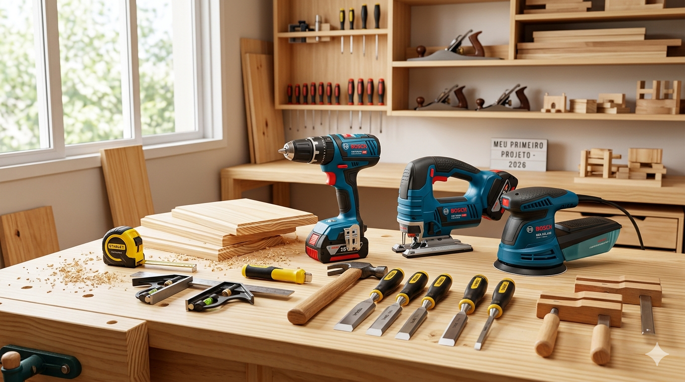 Melhor Kit para Marcenaria Iniciante 2026 Testado