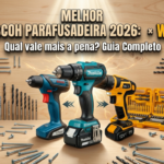Qual a Melhor Parafusadeira 2026: Bosch, Makita ou WAP?