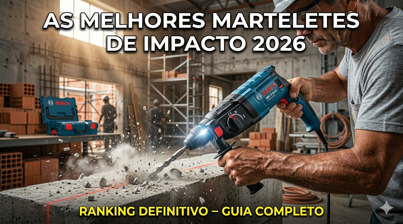 As Melhores Marteletes de Impacto 2026: Ranking Definitivo