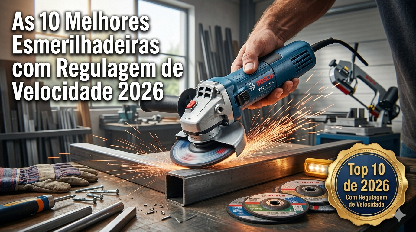 As 10 Melhores Esmerilhadeiras com Regulagem 2026