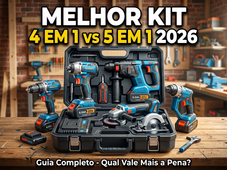Qual a Melhor Kit 4 em 1 vs 5 em 1? 5 Qual a Melhor Kit 4 em 1 vs 5 em 1 2026?