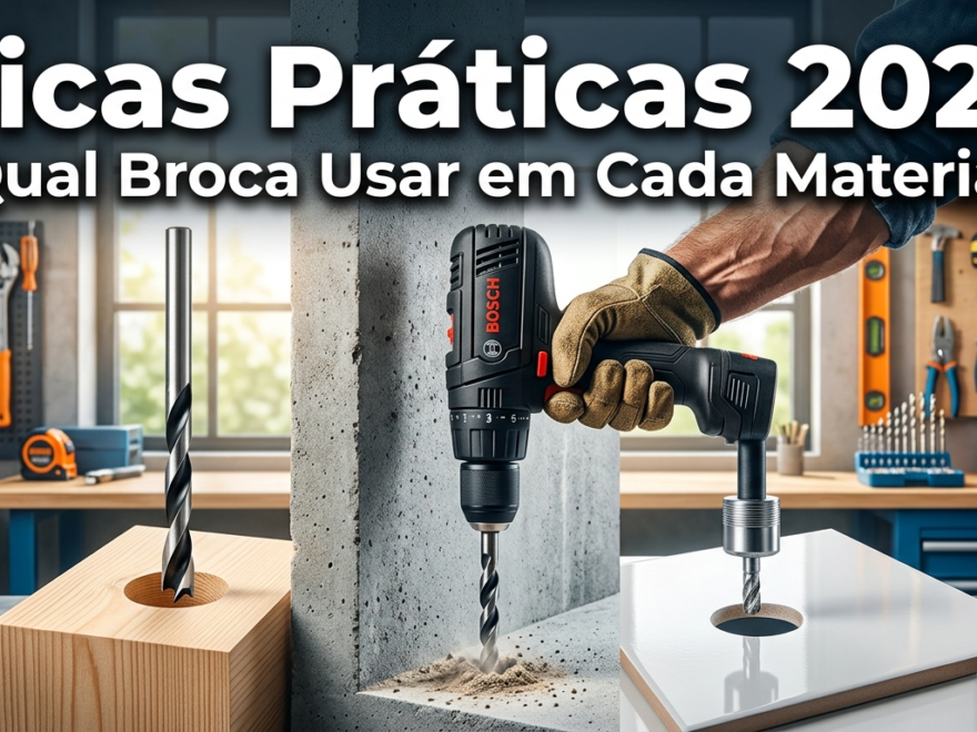 Dicas Práticas: Qual Broca Usar em Cada Material 2026 4 Dicas Práticas: Qual Broca Usar em Cada Material 2026