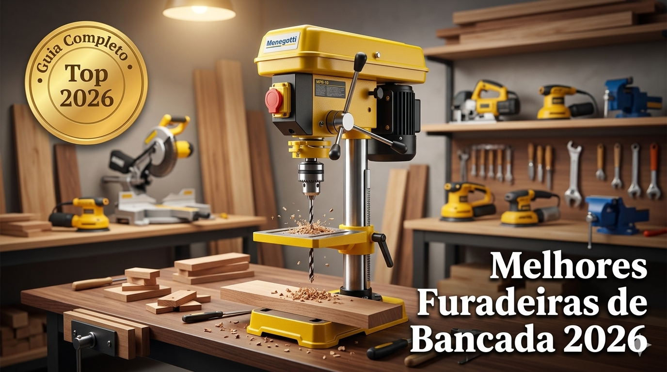 As Melhor Furadeira de Bancada 2026?
