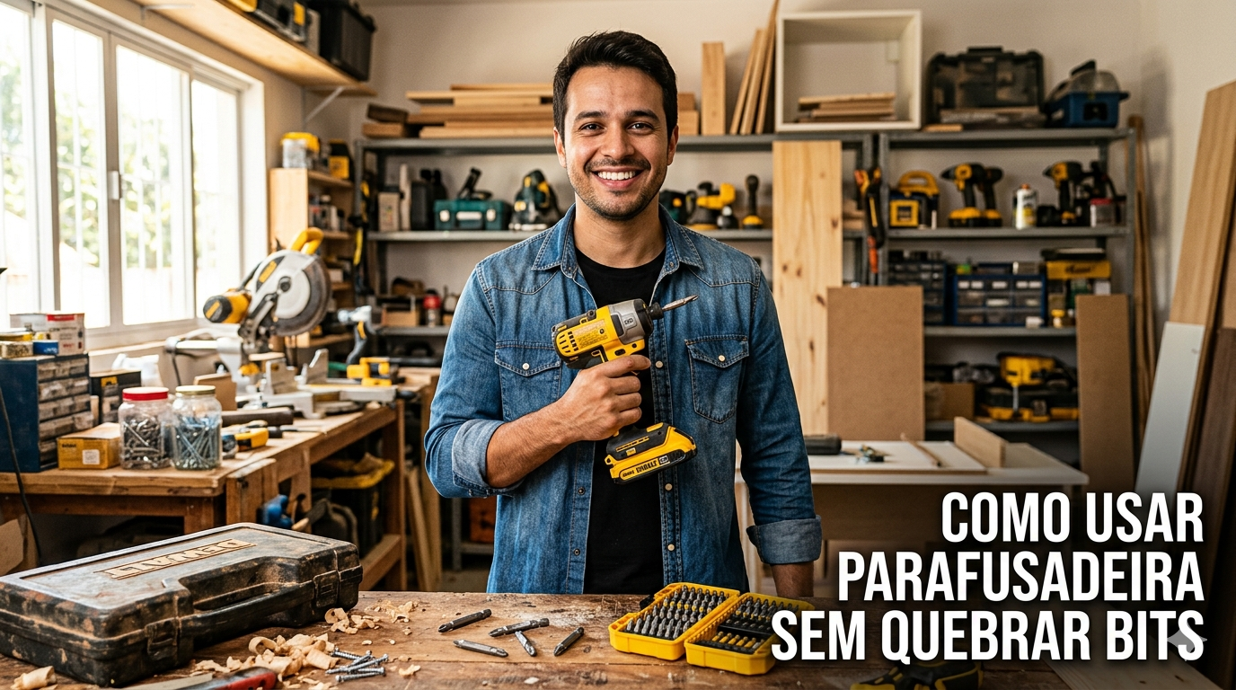 Como Usar Parafusadeira sem Quebrar Bits – Dicas Testadas