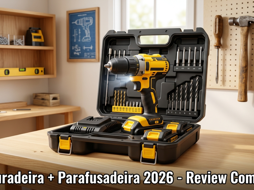 Review Completa: Kit Furadeira + Parafusadeira 2026 – Teste Completo