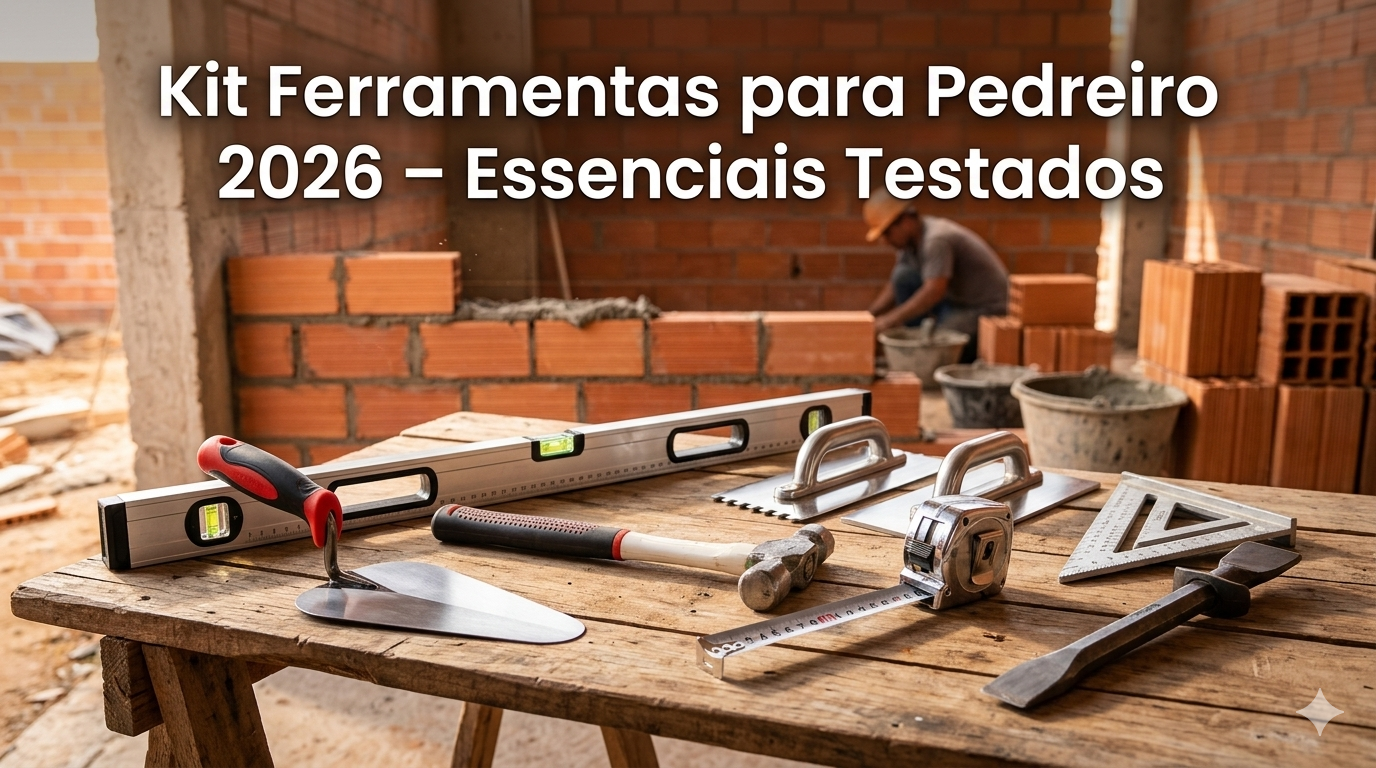 Kit Ferramentas para Pedreiro: Testamos os Essenciais 2026