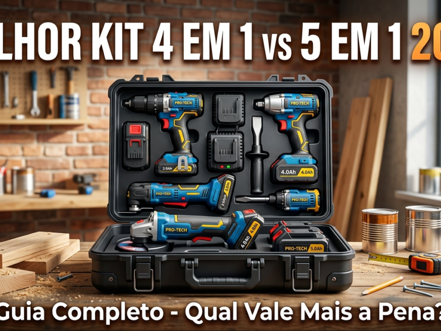 Qual a Melhor Kit 4 em 1 vs 5 em 1 2026?