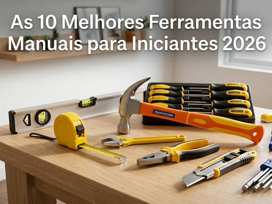 As 10 Melhores Ferramentas Manuais para Iniciantes 2026