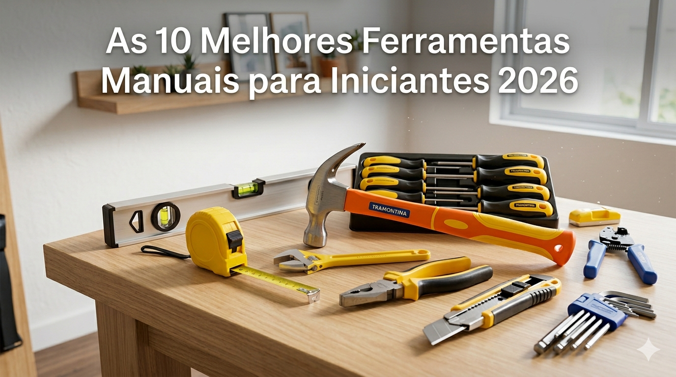 As 10 Melhores Ferramentas Manuais para Iniciantes 2026
