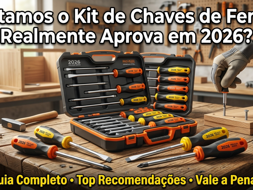 Testamos o Kit de Chaves de Fenda 2026: Qual Conjunto Realmente Aprova?