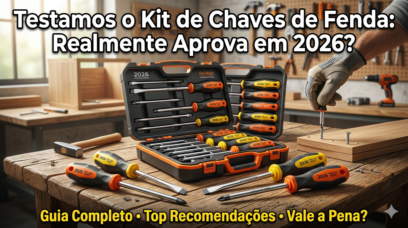 Testamos o Kit de Chaves de Fenda: Realmente Aprova?