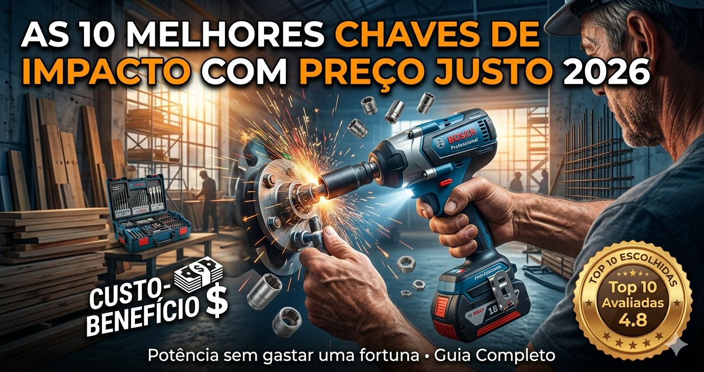 As 10 Melhores Chaves de Impacto com Preço Justo