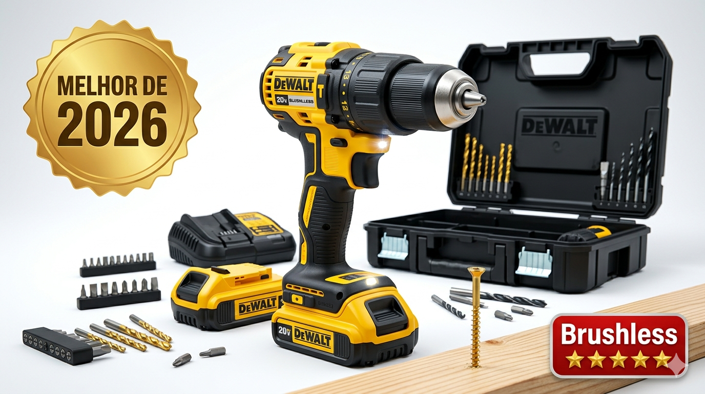 Qual a Melhor Parafusadeira Brushless 2026?