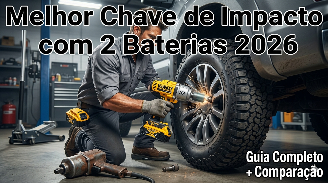 Qual a Melhor Chave de Impacto com 2 Baterias?
